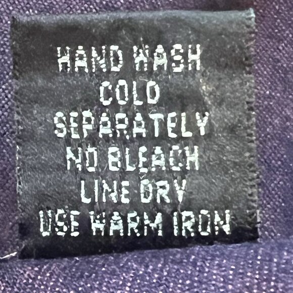 VTG Agapo Maxi Dress Women’s Size Small Purple Floral Embroidered Sleeveless - Picture 7 of 9